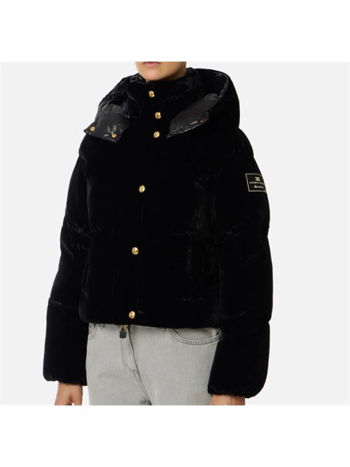 PIUMINO IN VELLUTO ELISABETTA FRANCHI | PI82D56E2110 Nero